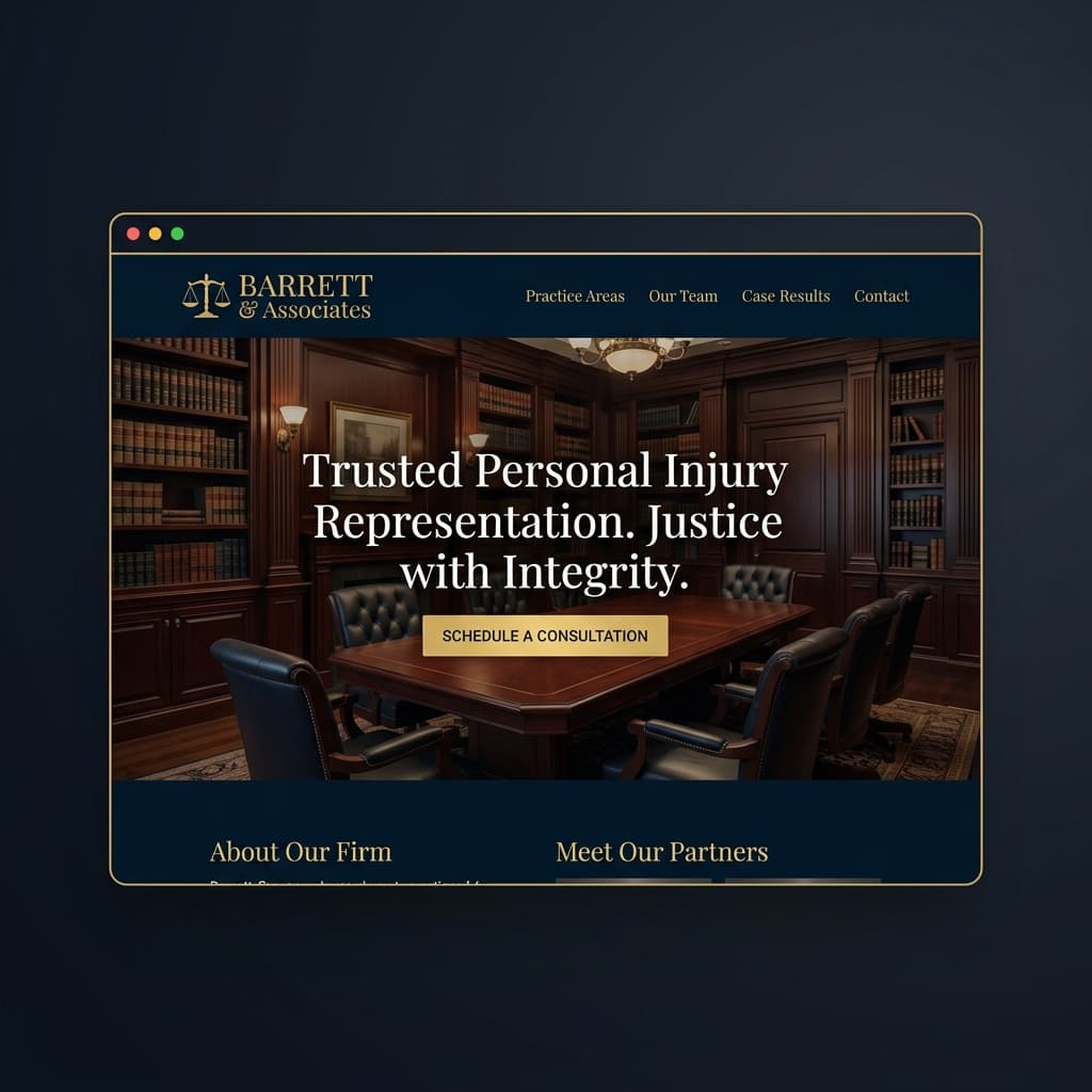 BARRETT & Associates website preview