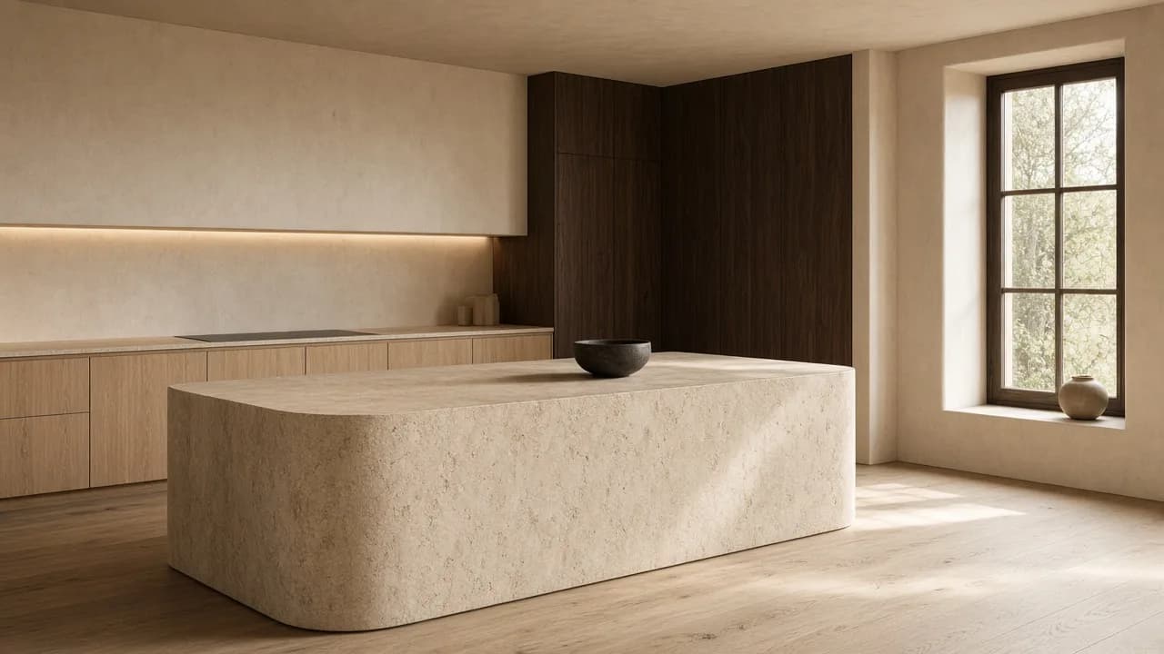 Synthetic kitchen in The Pale House