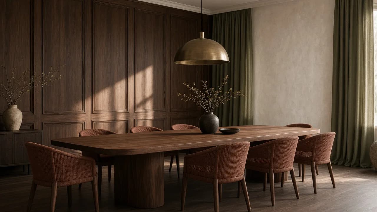 Synthetic dining room in The Long Table