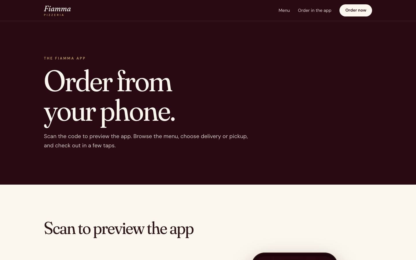 Fiamma (Claude Haiku 5.5): app